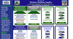 Desktop Screenshot of michianabuildingsupplies.com